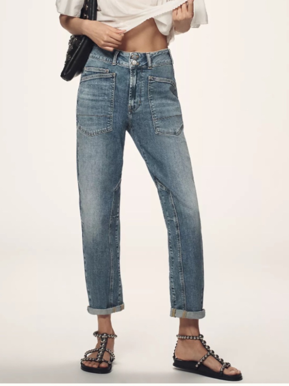 PILCRO WANDERER MID-RISE RELAXED JEANS